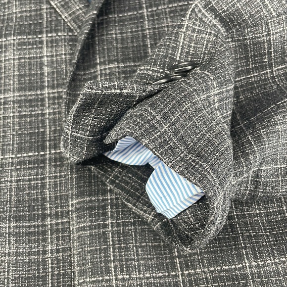 Nautica Sportcoat Vintage 40T Black and Grey - Picture 9 of 13